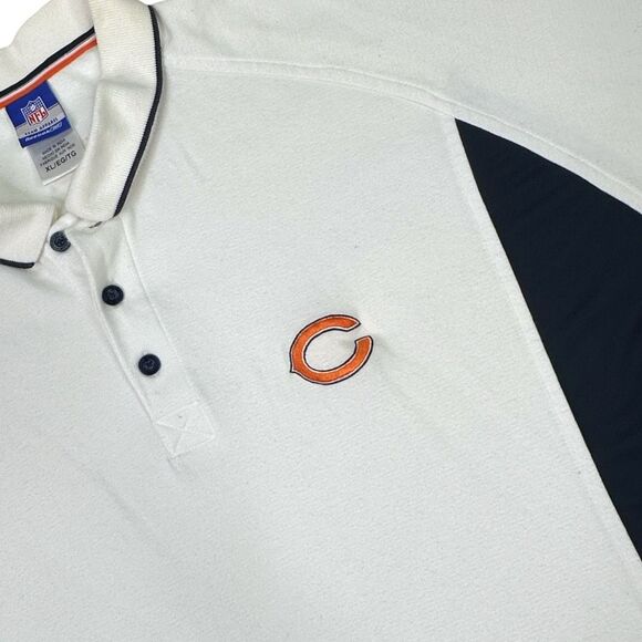 Vintage Reebok x NFL Team Apparel Chicago Bears Embroidered Polo Shirt - Size XL - Picture 2 of 5